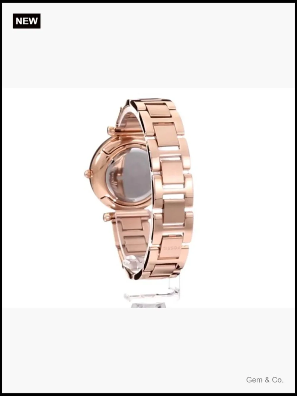 Fossil Women's Watch and Bracelet Set Carlie Three-Hand Stainless Steel